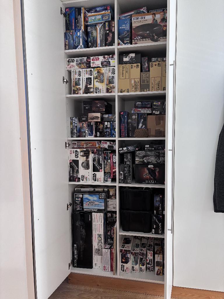 Modelbouwkits SCI-FI (72 stuks), Hobby en Vrije tijd, Modelbouw | Overige, Ophalen, Zo goed als nieuw