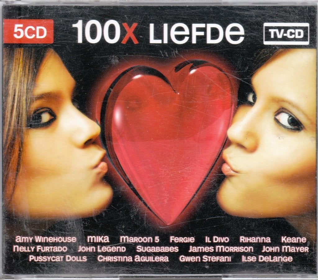 100 x Liefde editie 2008 of 2009 op 5 CD's, CD & DVD, CD | Compilations, Envoi, Pop