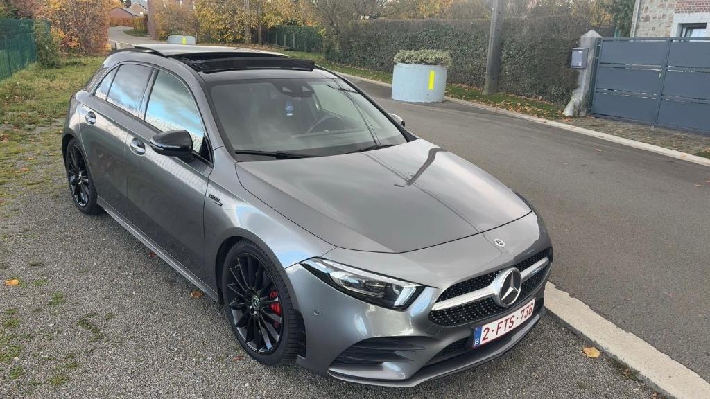 Échange  Mercedes classe a pack Amg, Auto's, 4 cilinders, Alcantara, 180 cc, Bedrijf