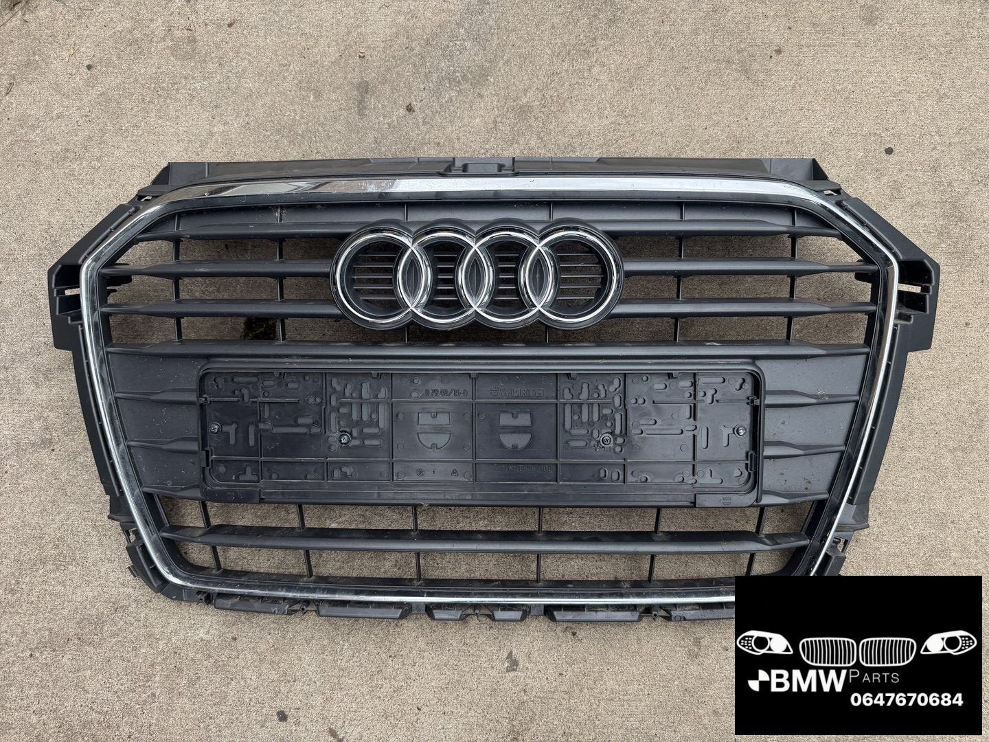 Audi A1 8X Facelift Grille Origineel 2015-2018 | 8XA853651B, Gebruikt, -, -, -