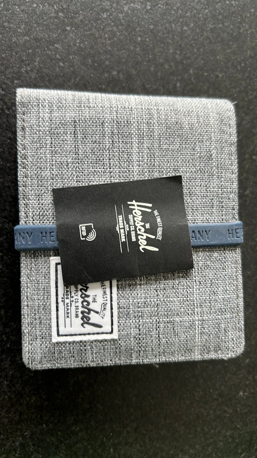 Herschel portefeuille - grijs, Ophalen, Zo goed als nieuw, Grijs