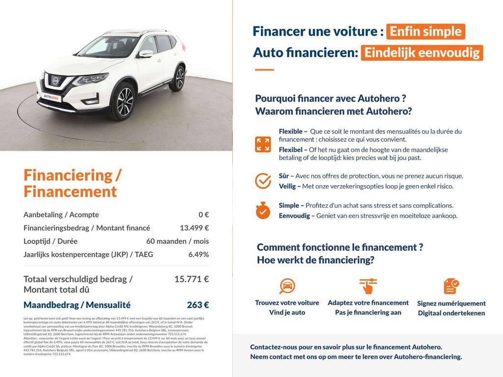 Nissan X-Trail 1.6 Tekna (bj 2018), Auto's, Nissan, Voorwielaandrijving, 1618 cc, Gebruikt, Zwart