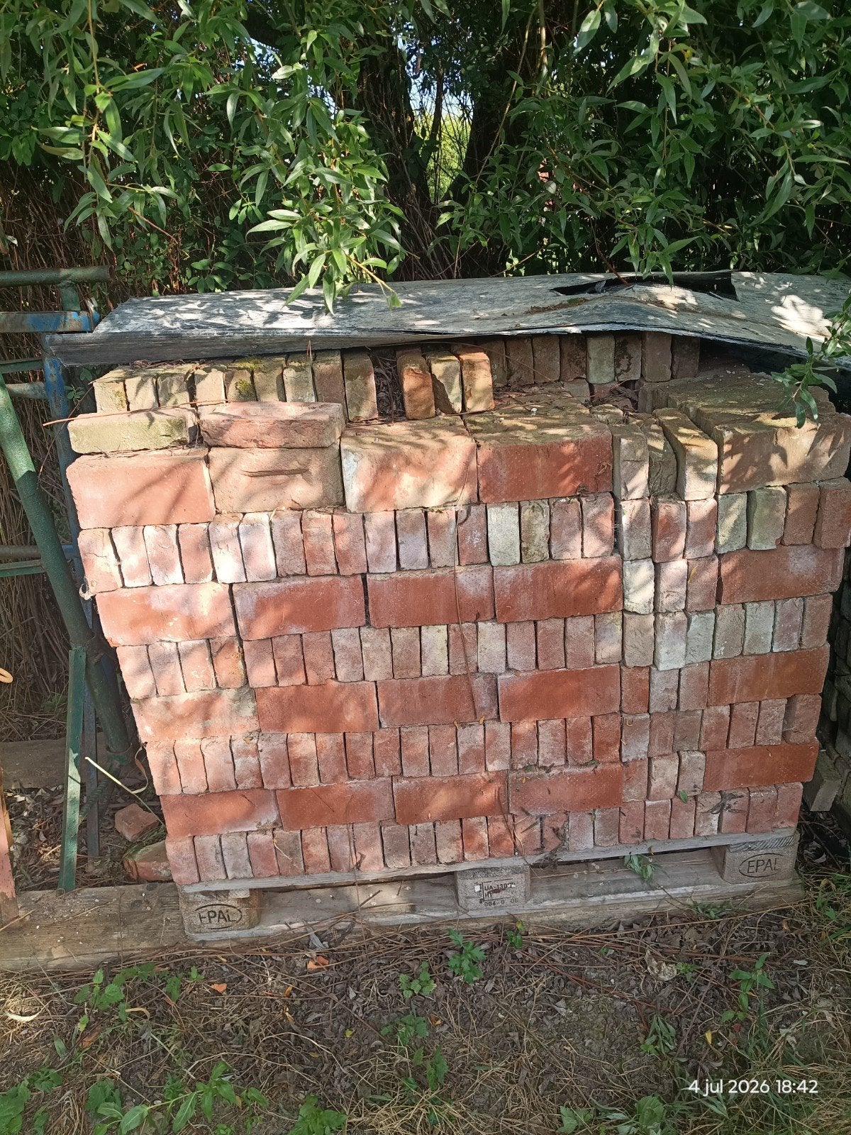 Nieuwe bakstenen +-750 stuks, Ophalen, Bakstenen