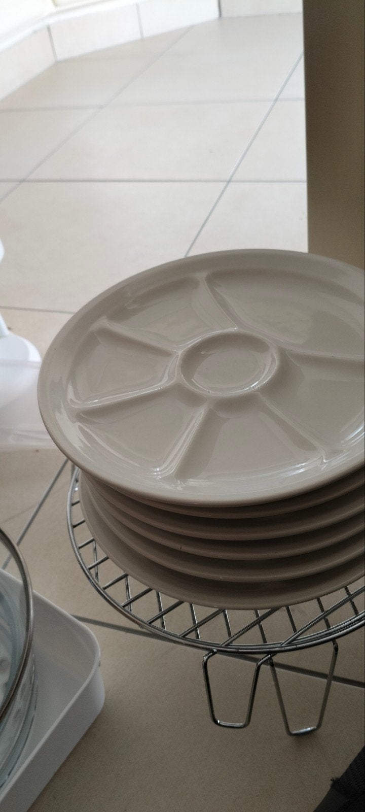 assiettes à fondue., Enlèvement, Utilisé, Assiettes(s)