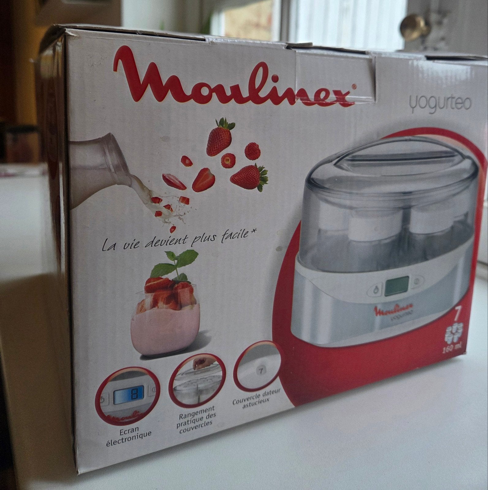 Moulinex Yogurteo, yogurt maker, Elektronische apparatuur, Ophalen, Nieuw