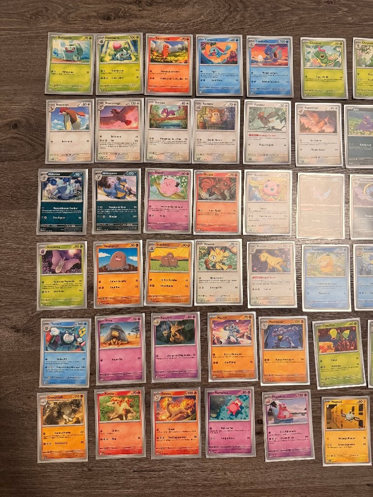 Pokémon 151 FR - kaartenlot, Snorlax ETB en accessoires, Ophalen of Verzenden, Gebruikt, Meerdere kaarten