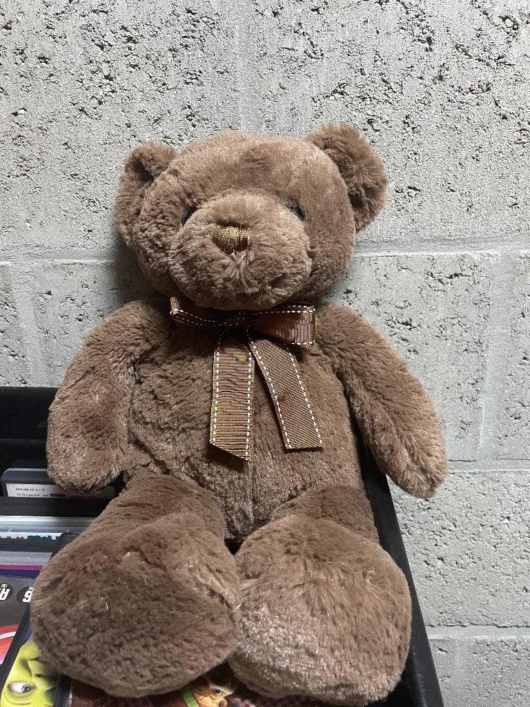Zachte knuffelbeer, Enlèvement, Comme neuf, Brun, Ours
