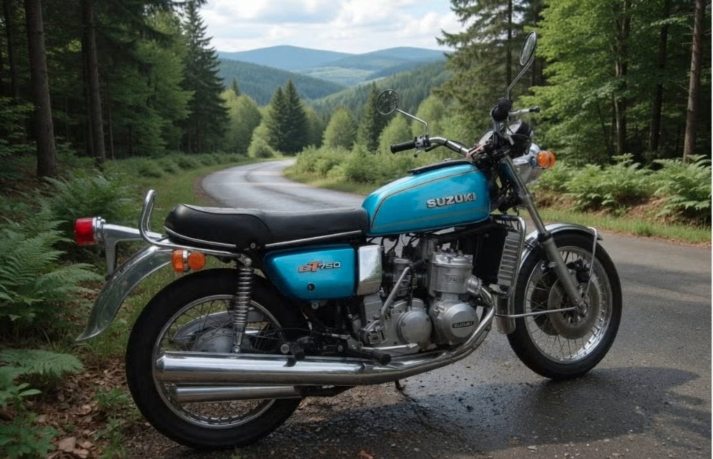 Suzuki GT 750 « Le buffle d'eau » (1978)Seulement 30 000 km , Motos, Motos | Oldtimers & Ancêtres, Naked bike, Plus de 35 kW