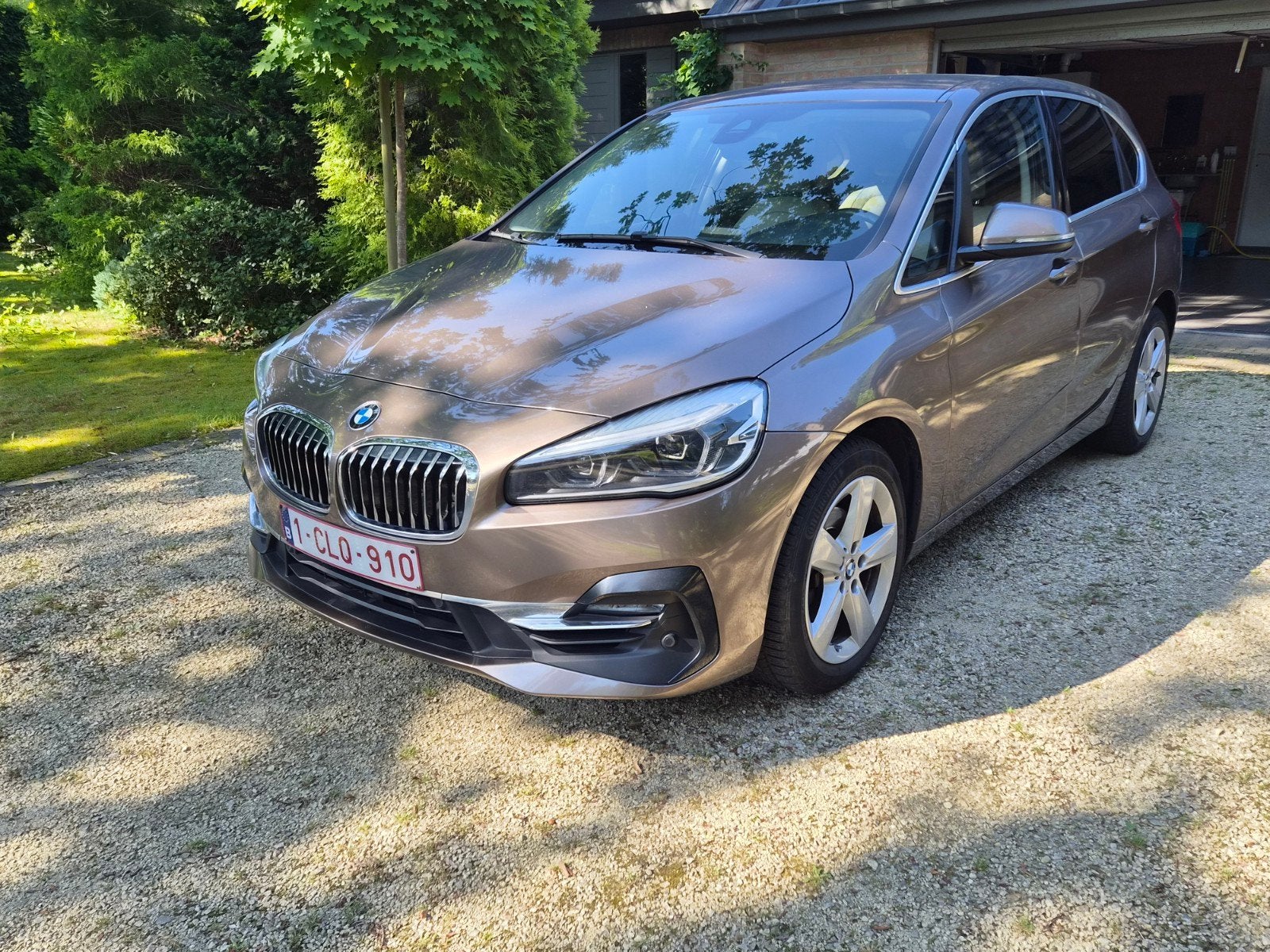 bmw 218i active tourer, automaat, leder, rookvrij, Autos, Achat, Euro 6, 700 kg, 5 portes