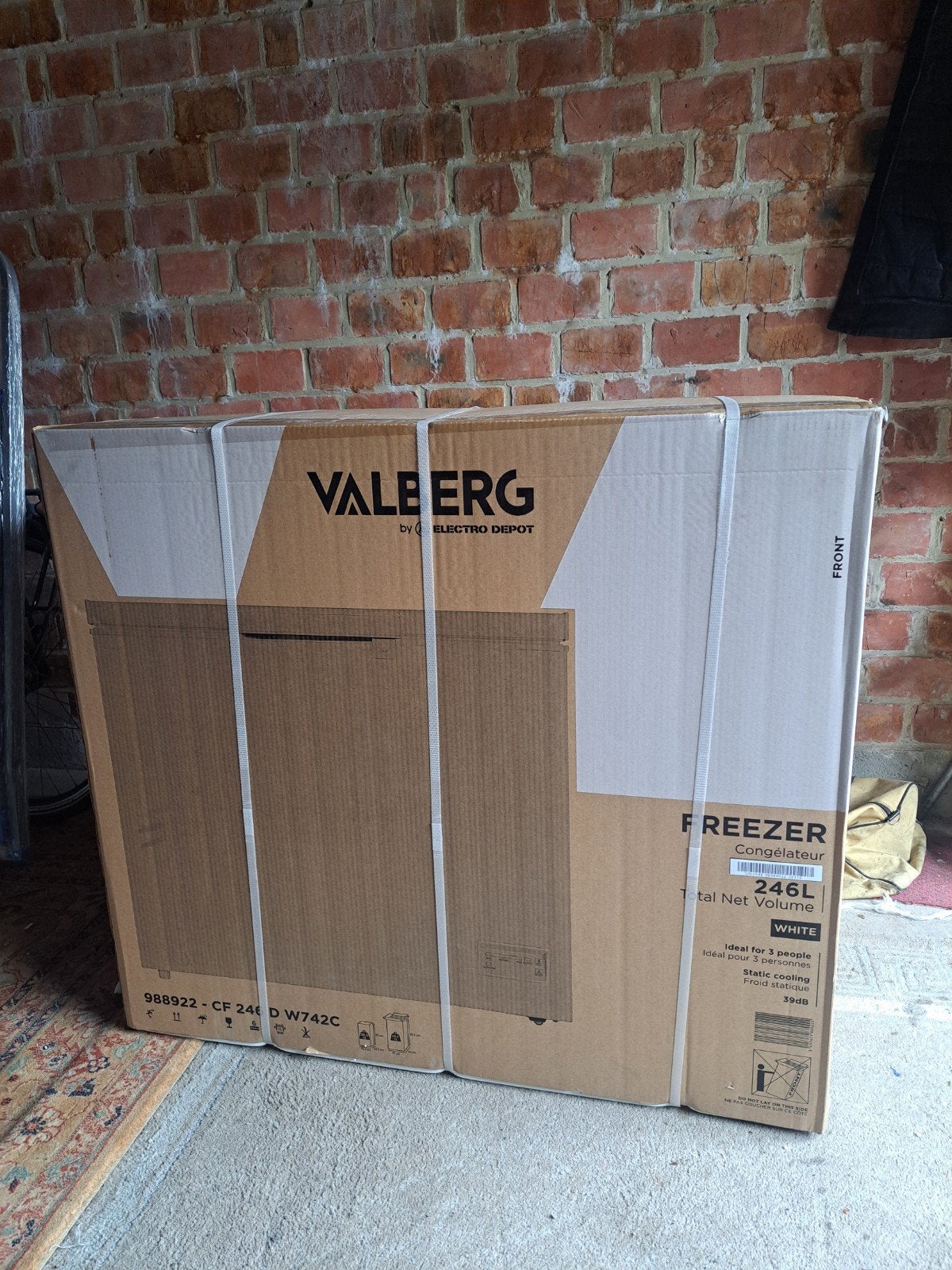 Congélateur Valberg, Enlèvement