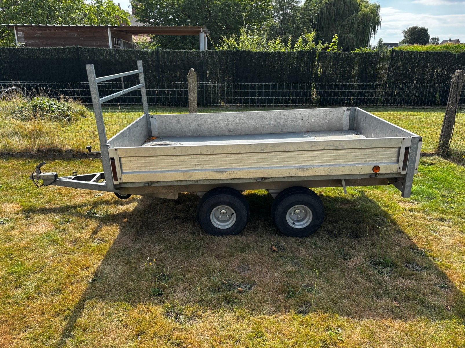 Plateau aanhangwagen 750kg, Auto diversen, Aanhangers en Bagagewagens, Ophalen, Gebruikt