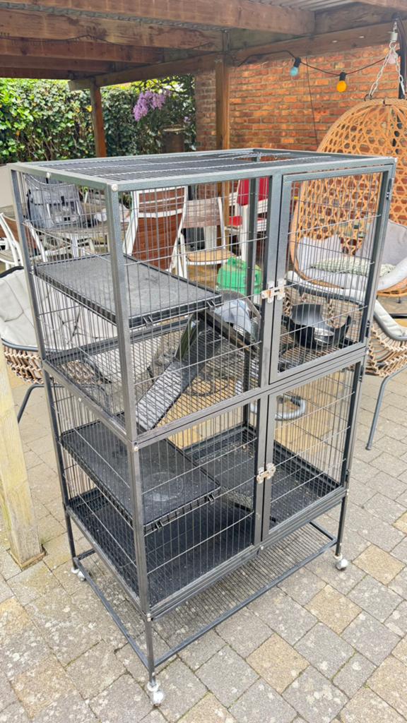 Grote knaagdieren kooi, Dieren en Toebehoren, Ophalen, Kooi, Gebruikt, 90 cm of meer