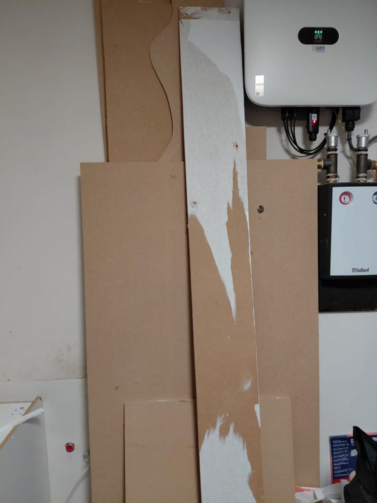 Mdf platen, Ophalen, Zo goed als nieuw