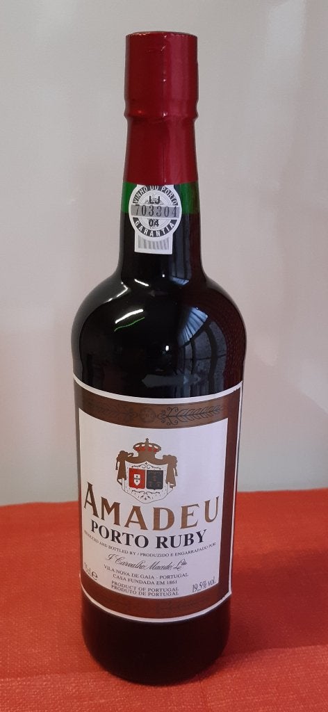 Porto Ruby Amadeu 75cl 19,5%, Collections, Enlèvement, Neuf, Autres régions, Porto