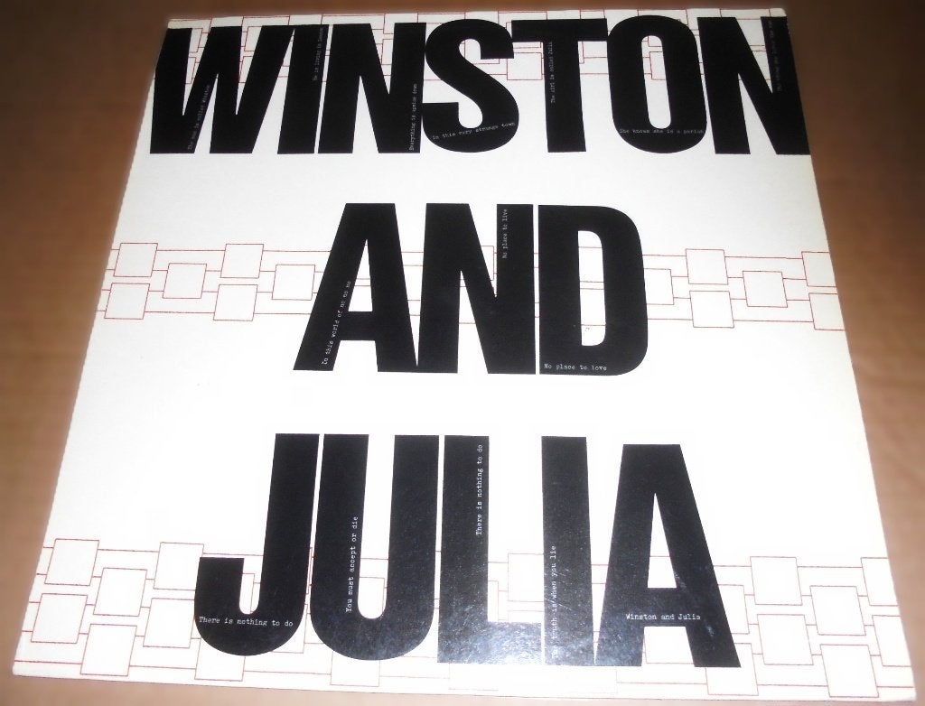 POLYPHONIC SIZE - WINSTON AND JULIA - 12INCH - 1982 -BELGIUM, 12 pouces, Rock alternatif, Enlèvement ou Envoi, Utilisé