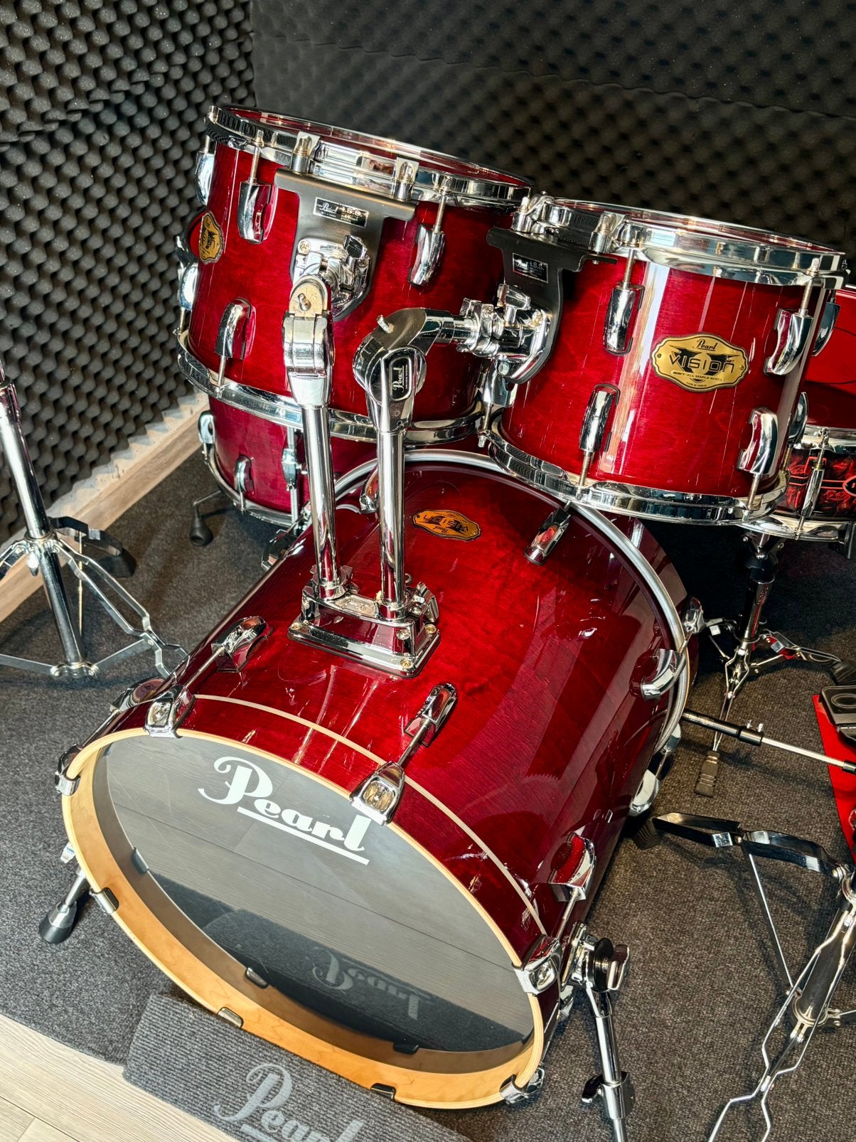 Professioneel pearl drumstel, Muziek en Instrumenten, Ophalen, Zo goed als nieuw, Pearl