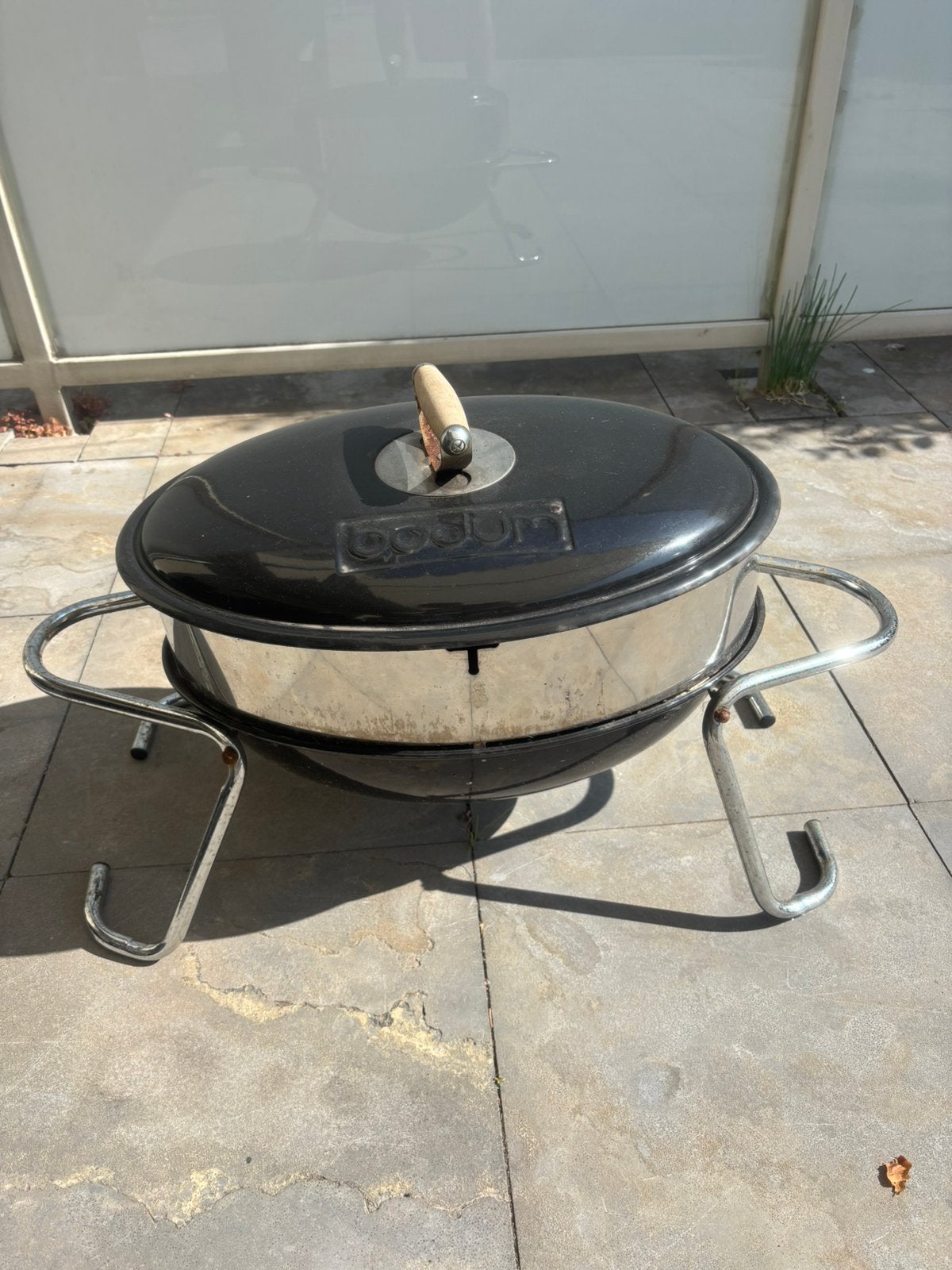 Bodum tafel BBQ, Tuin en Terras, Ophalen, Gebruikt