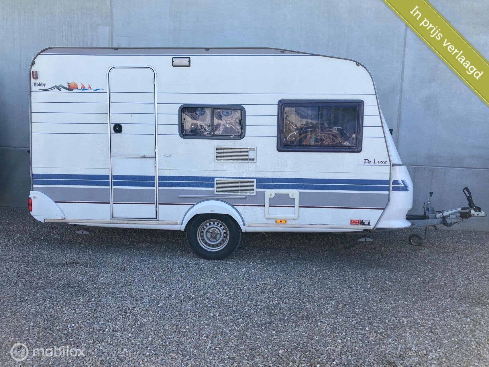 Hobby 400 De Luxe met Luifel, Caravanes & Camping, Hobby, Hobby, 750 - 1000 kg, Particulier
