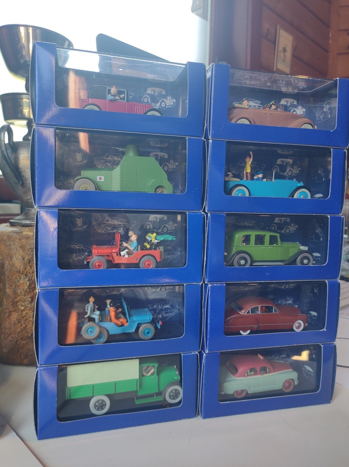 40 x Tintin voiture Tintin voiture 43/1, Envoi, Voiture