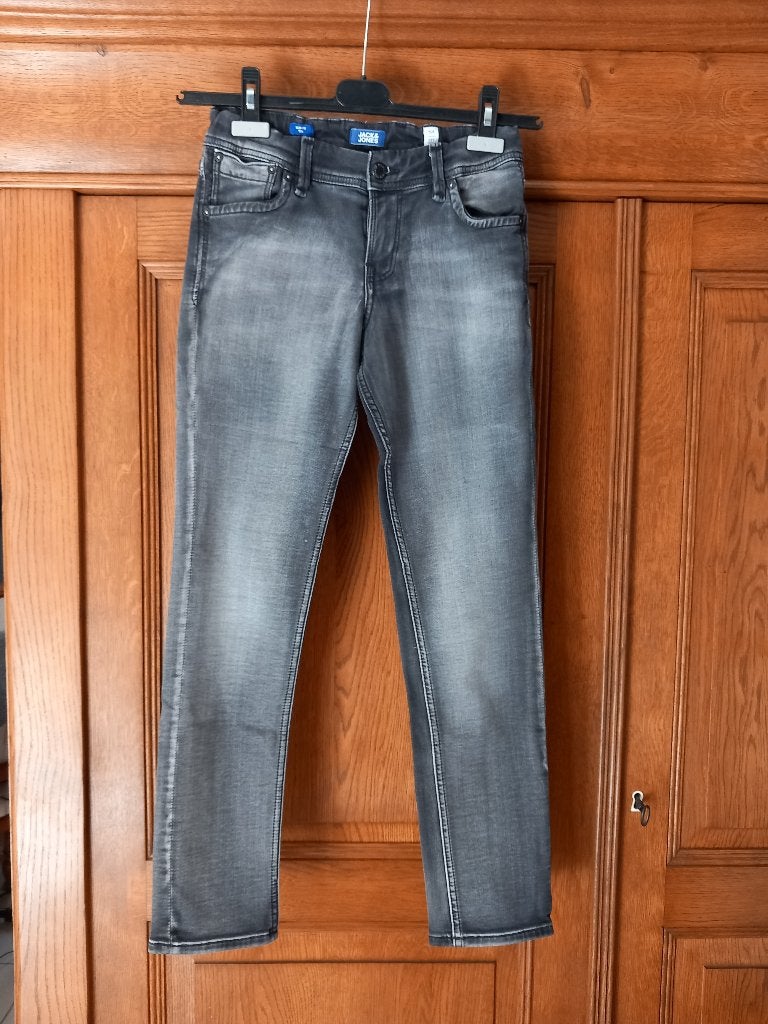 GARCIA - zwarte jeans - 5 zakken - maat 13/14 jaar, Verzenden, Zo goed als nieuw, Zwart, Garcia + Jack &Jones