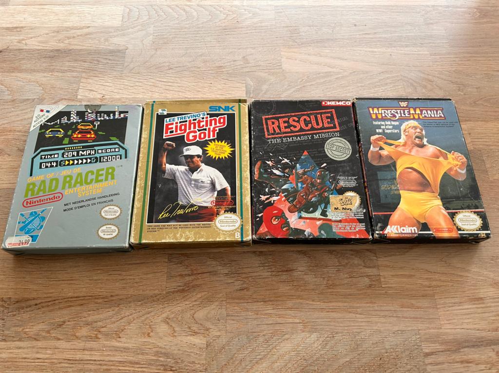 Nintendo NES CIB games - 4 stuks, Consoles de jeu & Jeux vidéo, Jeux | Nintendo NES, Enlèvement ou Envoi, Utilisé