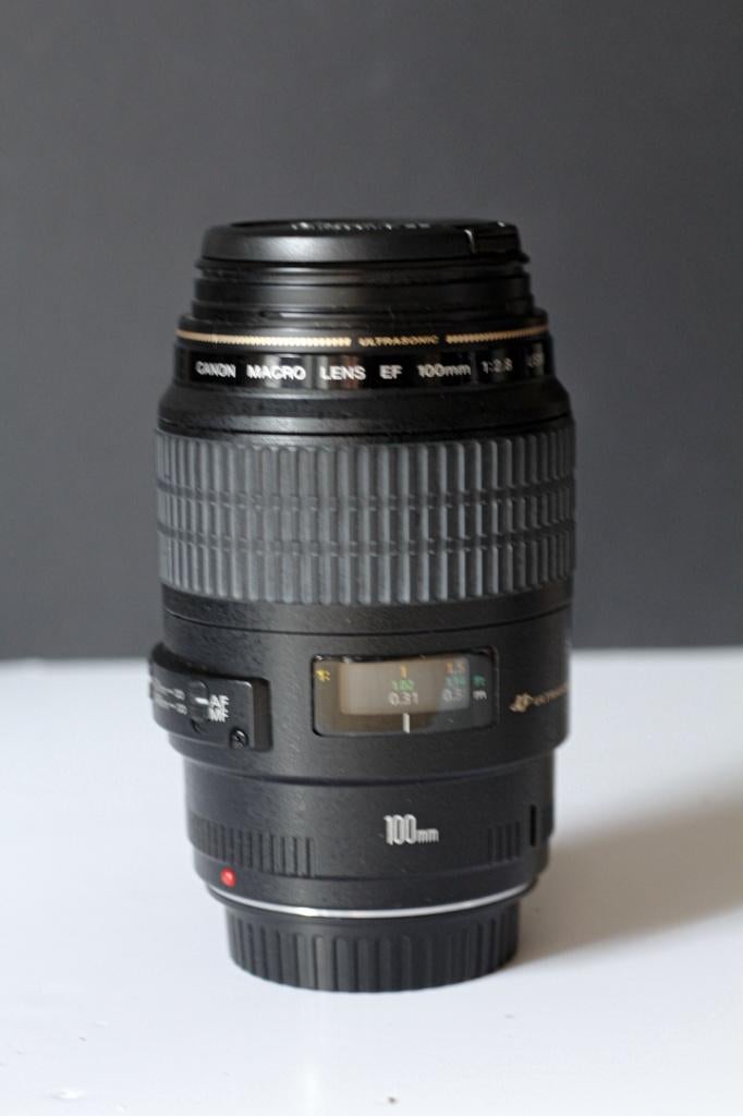 canon  ef 100 f 2.8 MACRO comme neuf, Enlèvement, Comme neuf, Objectif macro