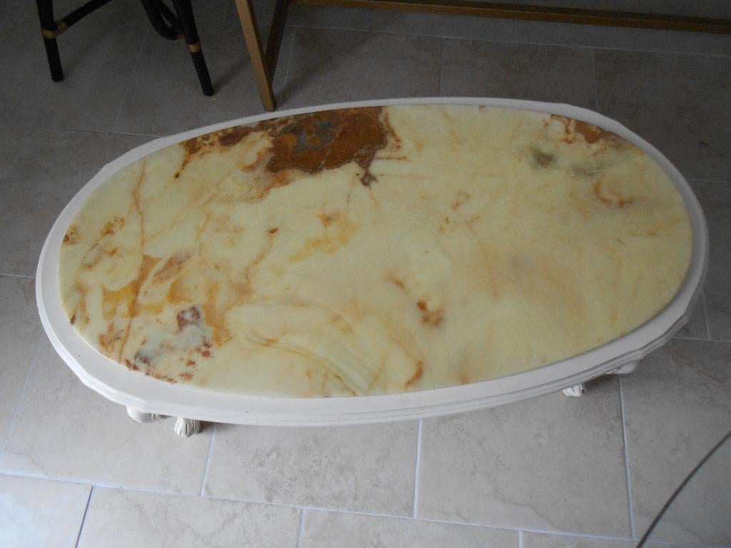 salontafel, Huis en Inrichting, Ophalen, Franse stijl, Gebruikt, 100 tot 150 cm
