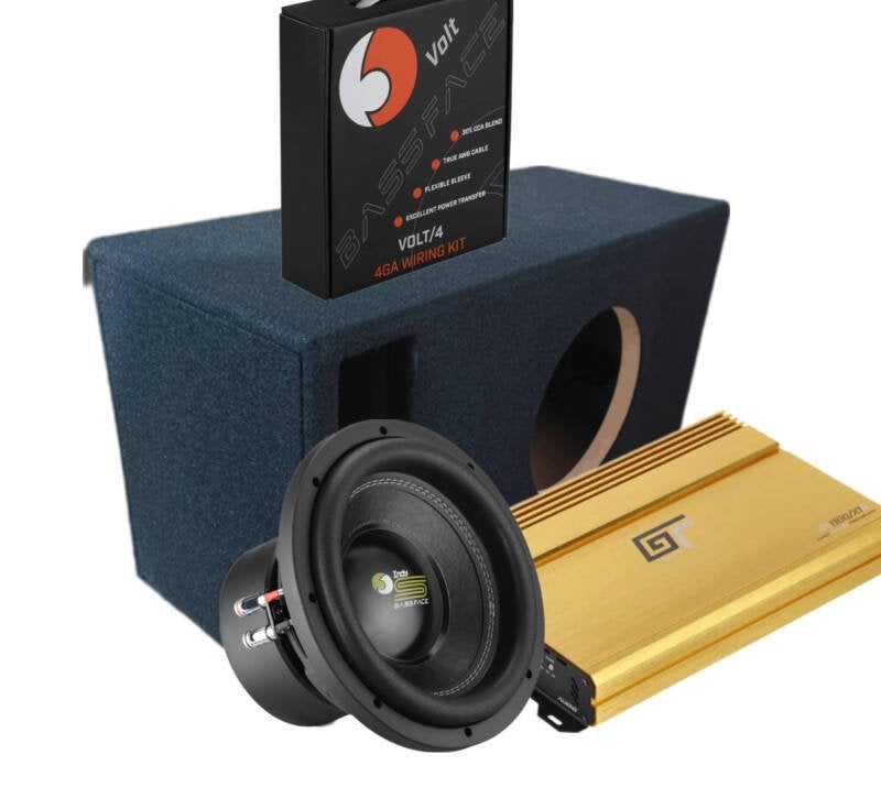 Midi Power pack 6 - BASSFACE / GT audio - 10 inch - 1000, Autos : Divers, Haut-parleurs voiture