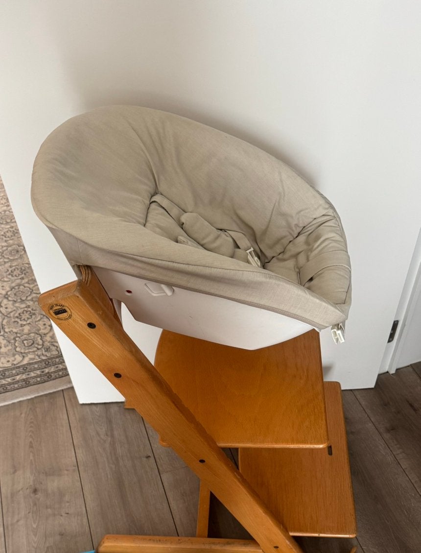 Stokke tripp trapp kinderstoel met newborn, Enlèvement ou Envoi, Comme neuf