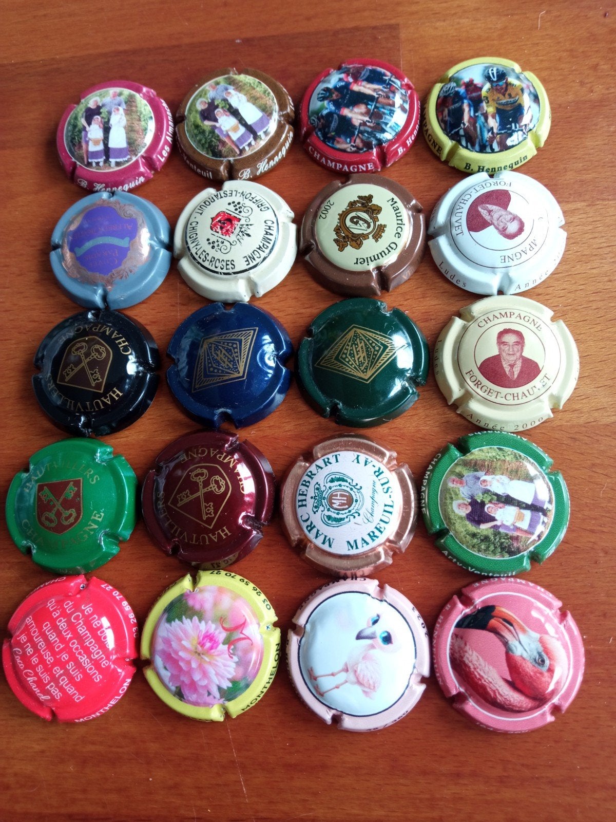 Champagne capsules lot 9, Verzamelen, Complete verzamelingen en Collecties, Ophalen of Verzenden