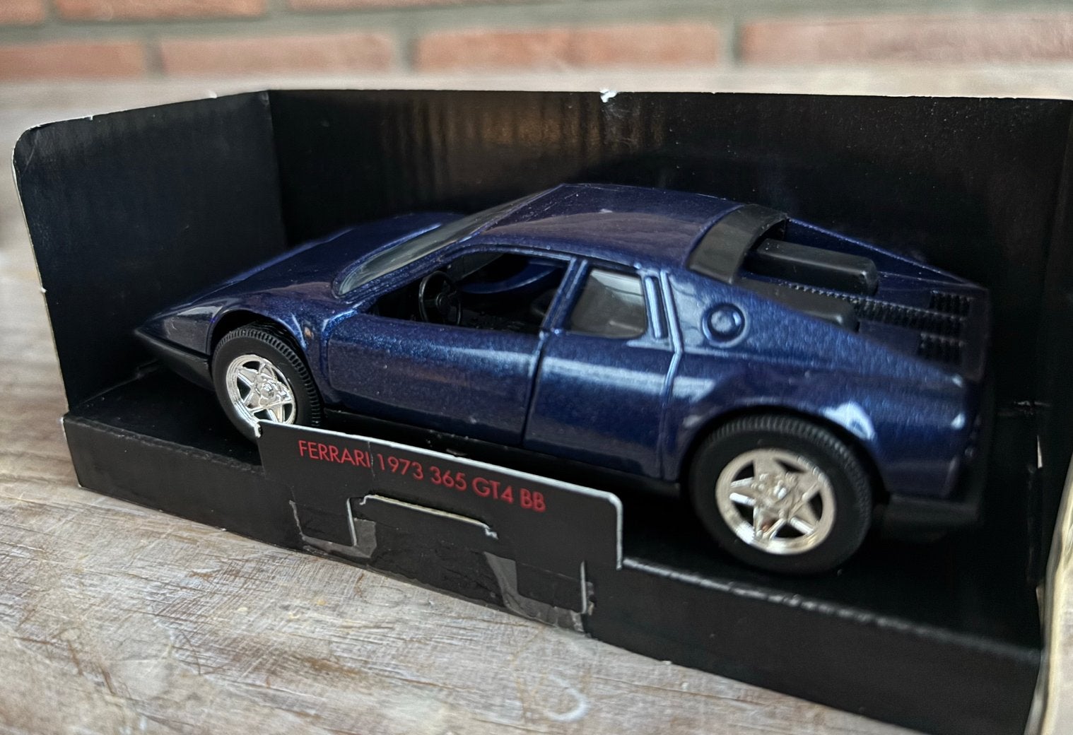 Ferrari 1973 365 GT4 BB - Shell Ferrari Collection - 1:43, Hobby en Vrije tijd, Ophalen of Verzenden, Zo goed als nieuw, Auto