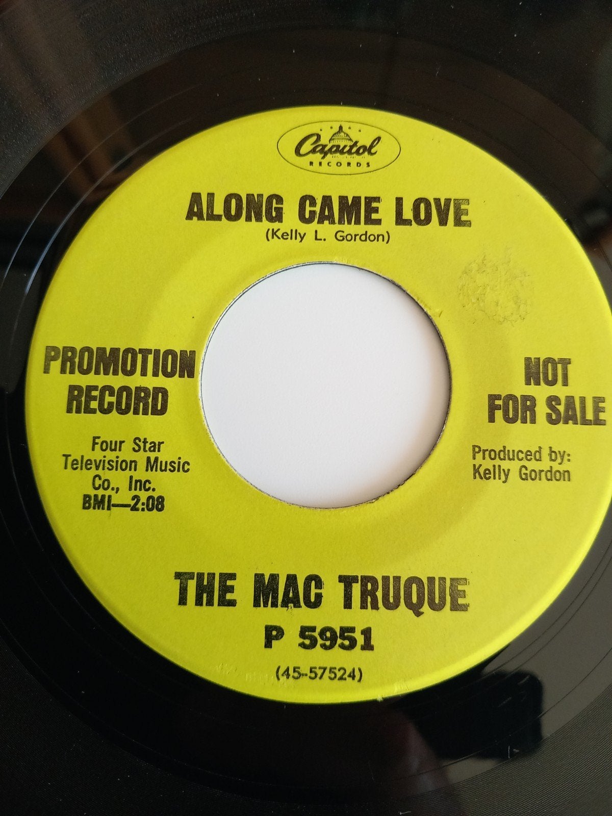 THE  MAC TRUQUE. ALONG CAME LOVE +MICKEY'S MONKEY. SOUL R&B, Ophalen of Verzenden, Zo goed als nieuw, R&B