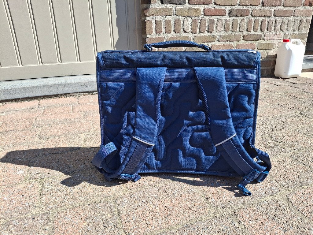 Boekentas, Ophalen, Zo goed als nieuw, Blauw, Aktetas of Boekentas