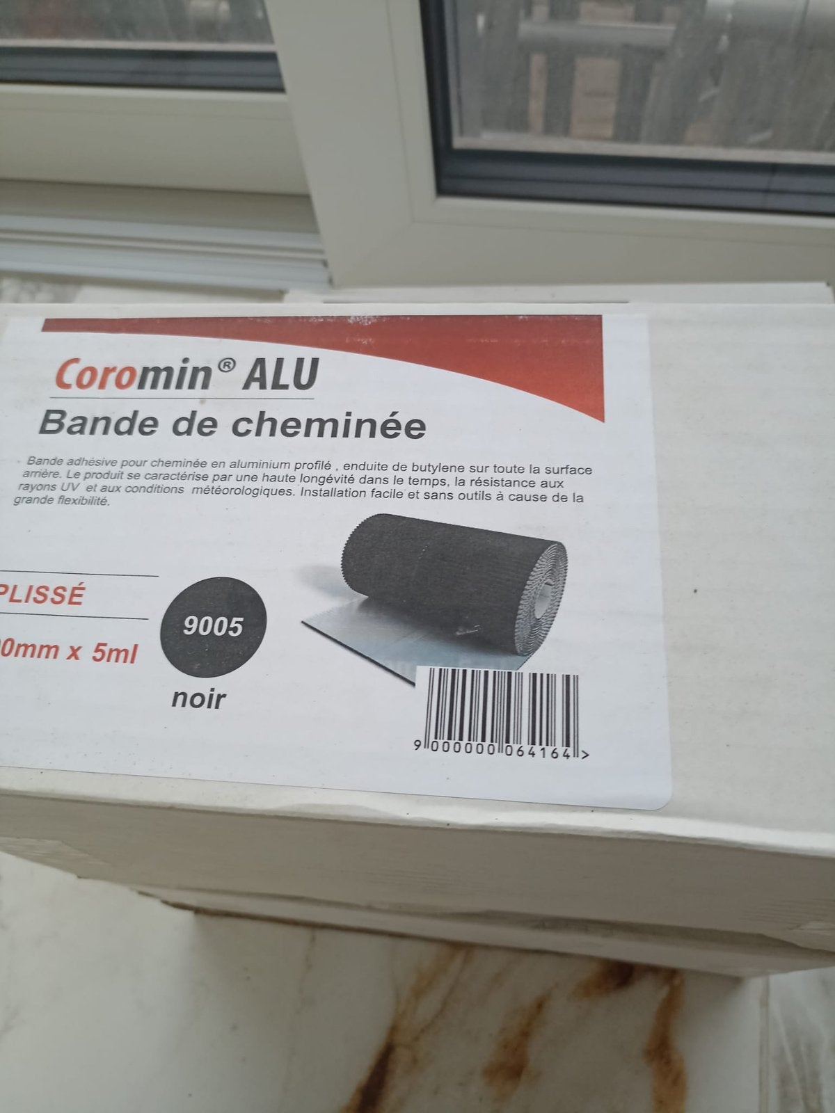 Bande d’étanchéité Coromin Alu plissée, Bricolage & Construction, Enlèvement, Neuf