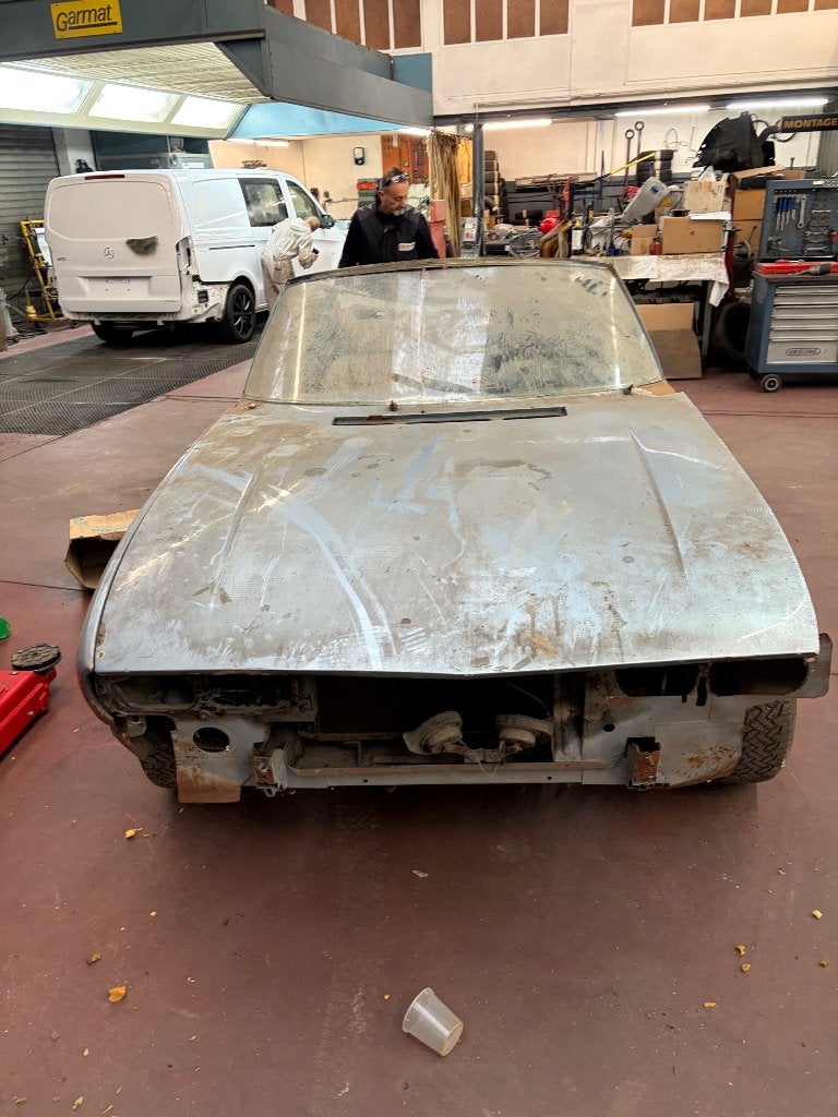 Peugeot 504 cabrio, Auto's, Voorwielaandrijving, Beige, Cabriolet, Blauw