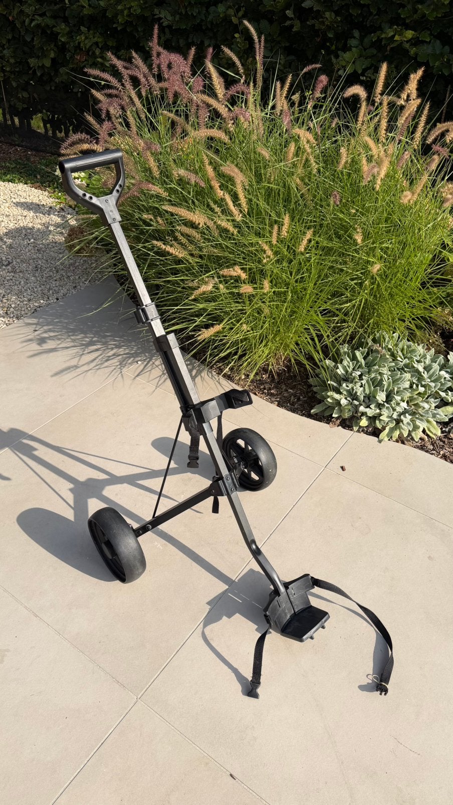 Golf trolley 2wielen kindermodel, Sports & Fitness, Enlèvement, Comme neuf, Voiturette de golf, Autres marques