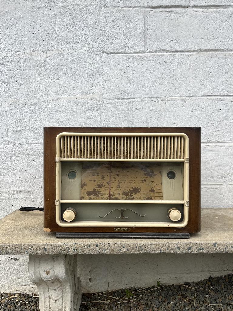 Radio à tube Vintage Radiobell Sonata  années 1950 originale, Enlèvement, Utilisé, Radio