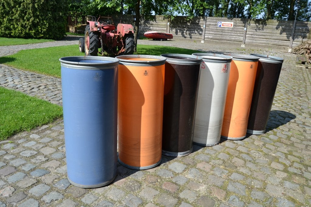 Grote oude Woltonnen ex Wolfabriek Suroy, Verzamelen, Automaten | Overige, Ophalen, Gebruikt