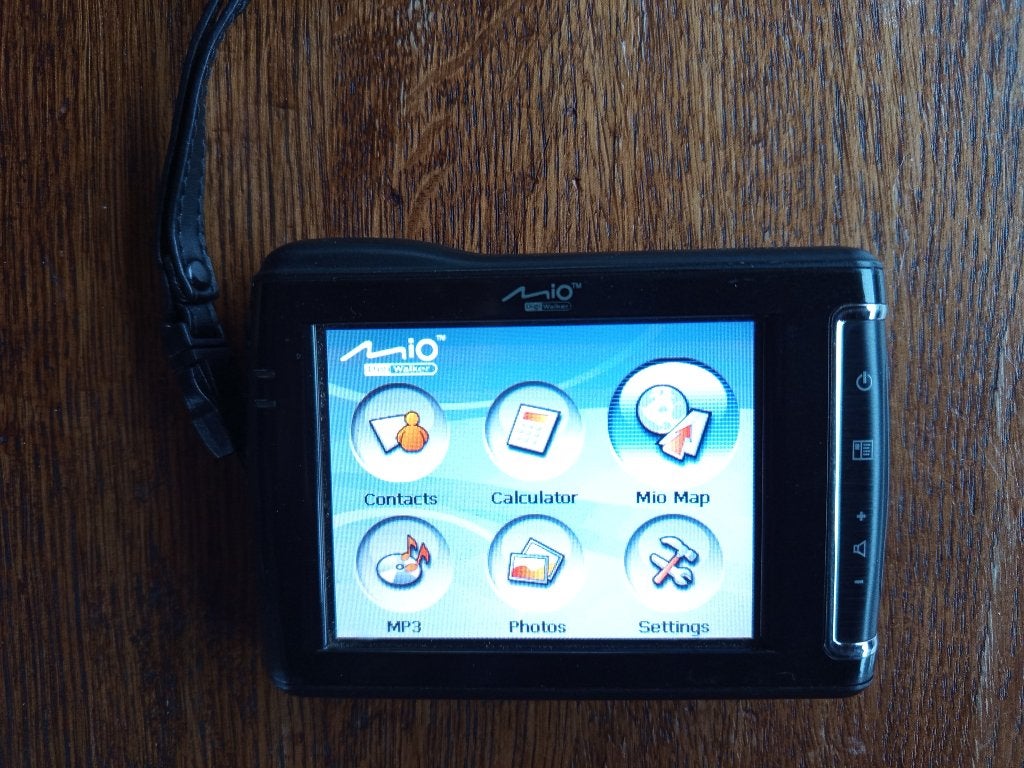 MIO DIGIWALKER C710 draagbare GPS voor in de auto, Ophalen of Verzenden, Gebruikt