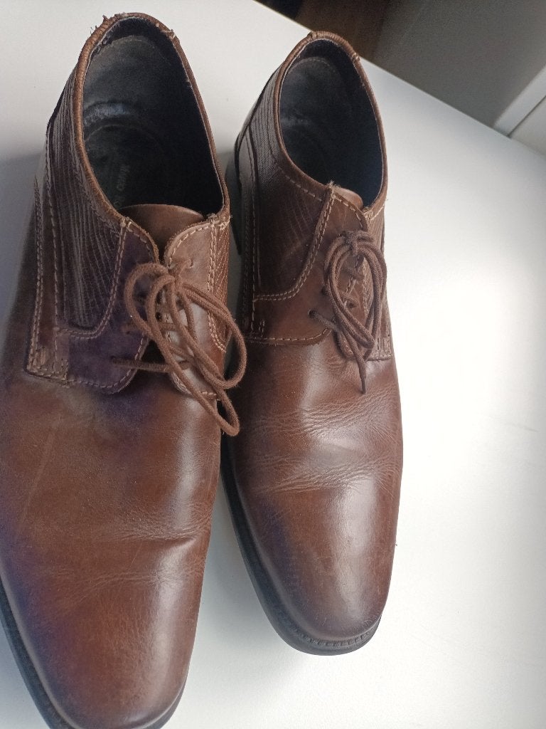 Herenschoenen Mario Rossi maat 46, Vêtements | Hommes, Chaussures, Chaussures à lacets, Porté, Enlèvement, Mario Rossi