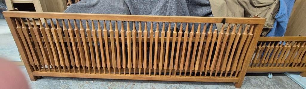 Eiken voorzet rekken voor chaufage .Radiatorombouw, Ophalen