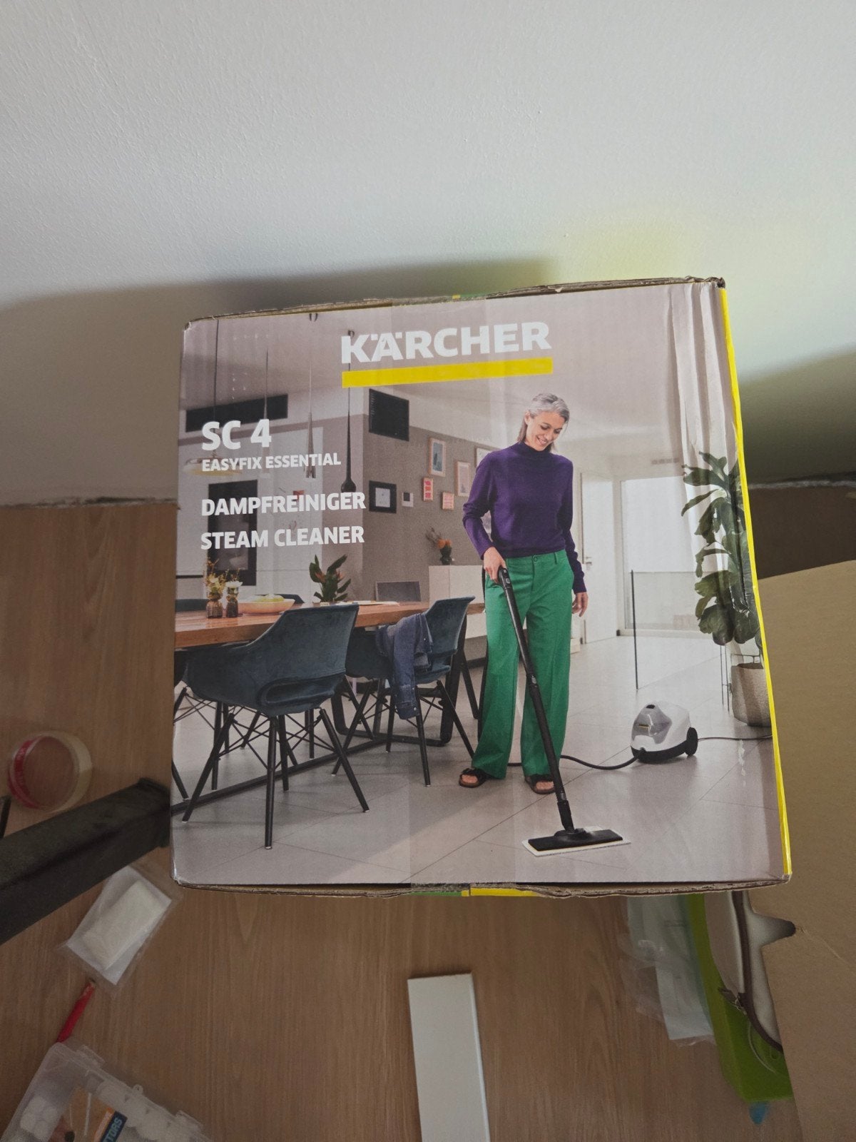 Karcher stoomreiniger, Ophalen