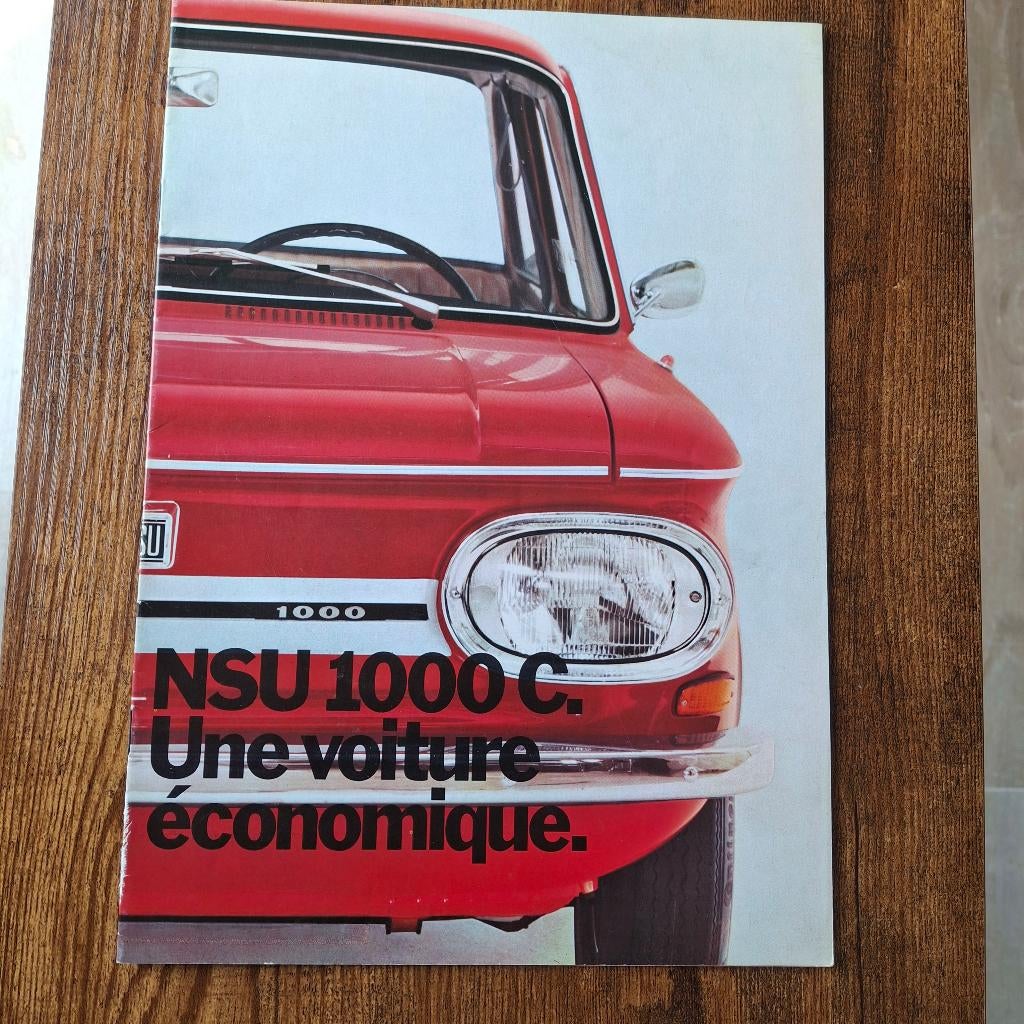 NSU 1000 C. Une voiture économique. 5/71, Enlèvement ou Envoi, Neuf, Autres marques