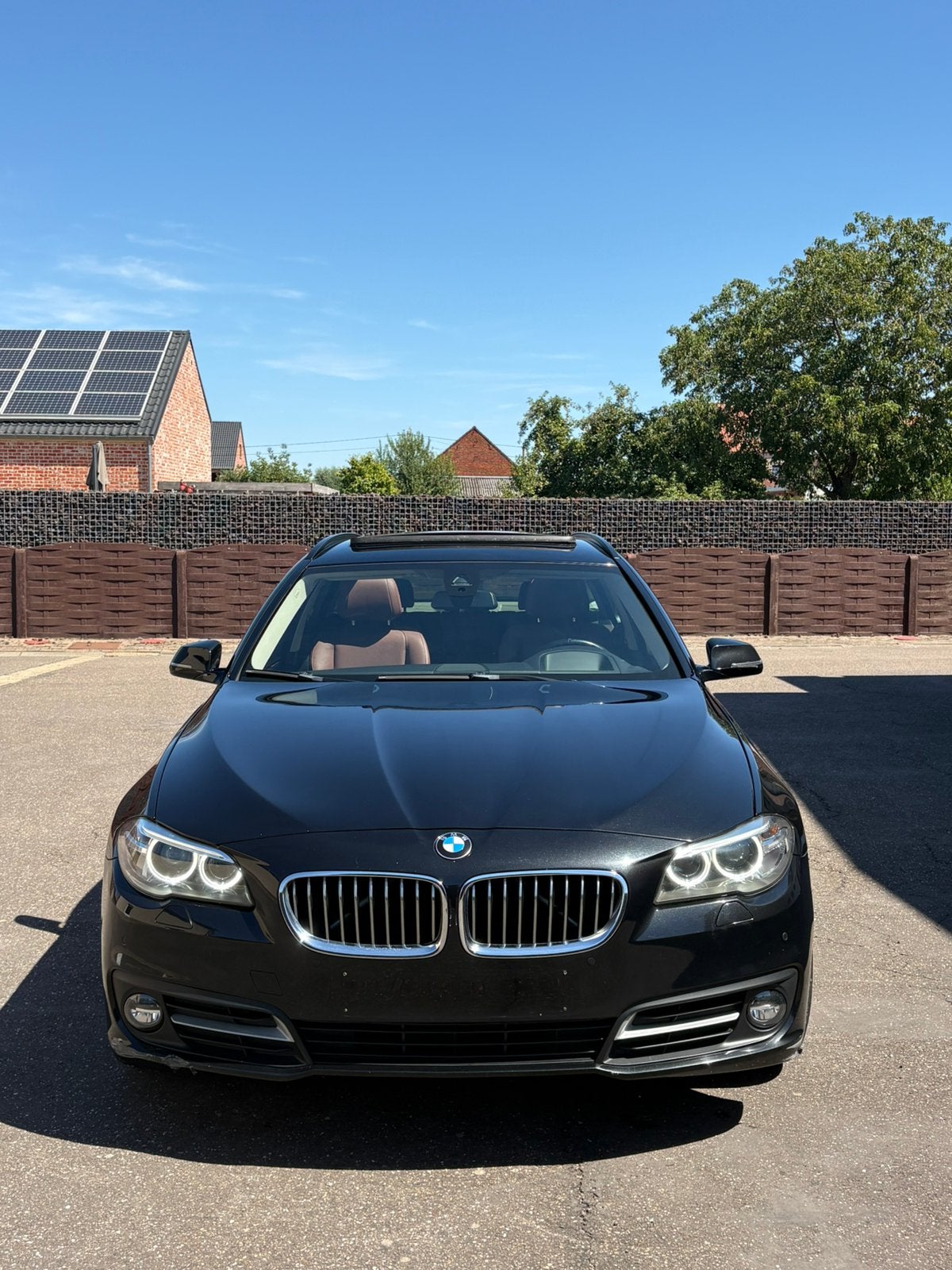 BMW 520D FULL OPTION | AUTOMAAT | 140 kW  | 170.924 KM, Auto's, Automaat, Euro 6, Zwart, Leder