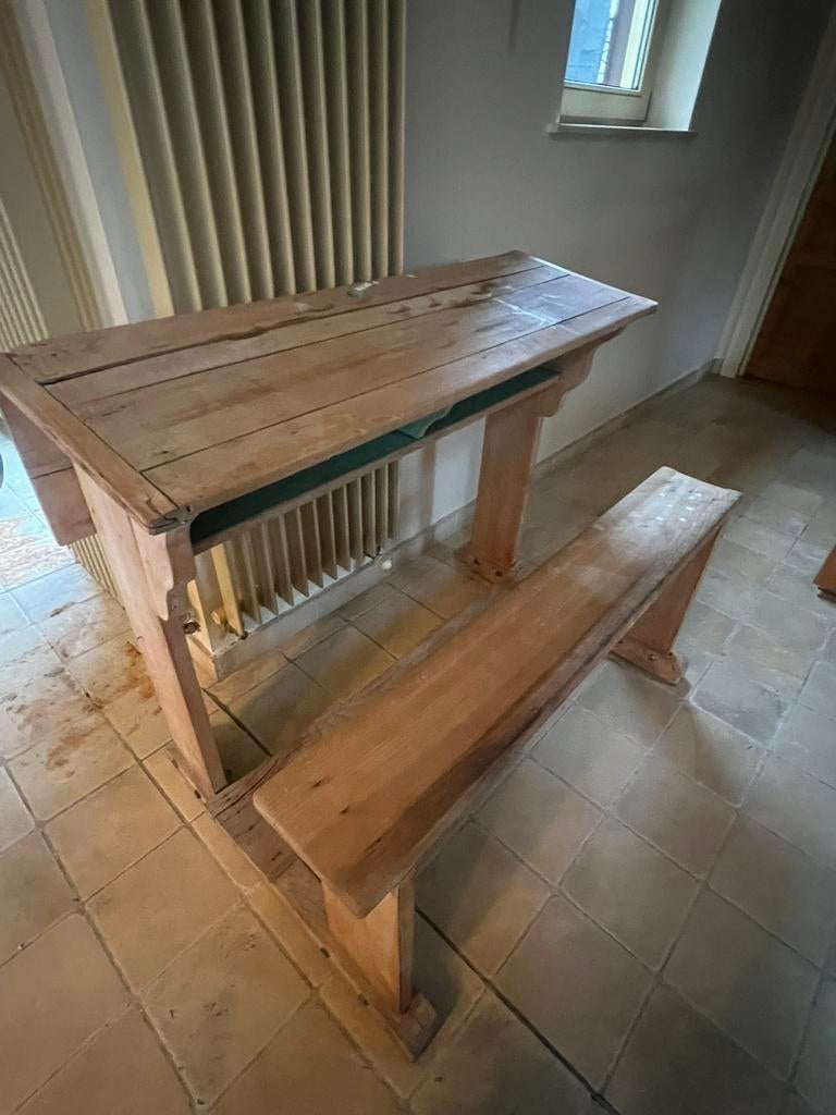 Schoolbank, Huis en Inrichting, Ophalen, Gebruikt