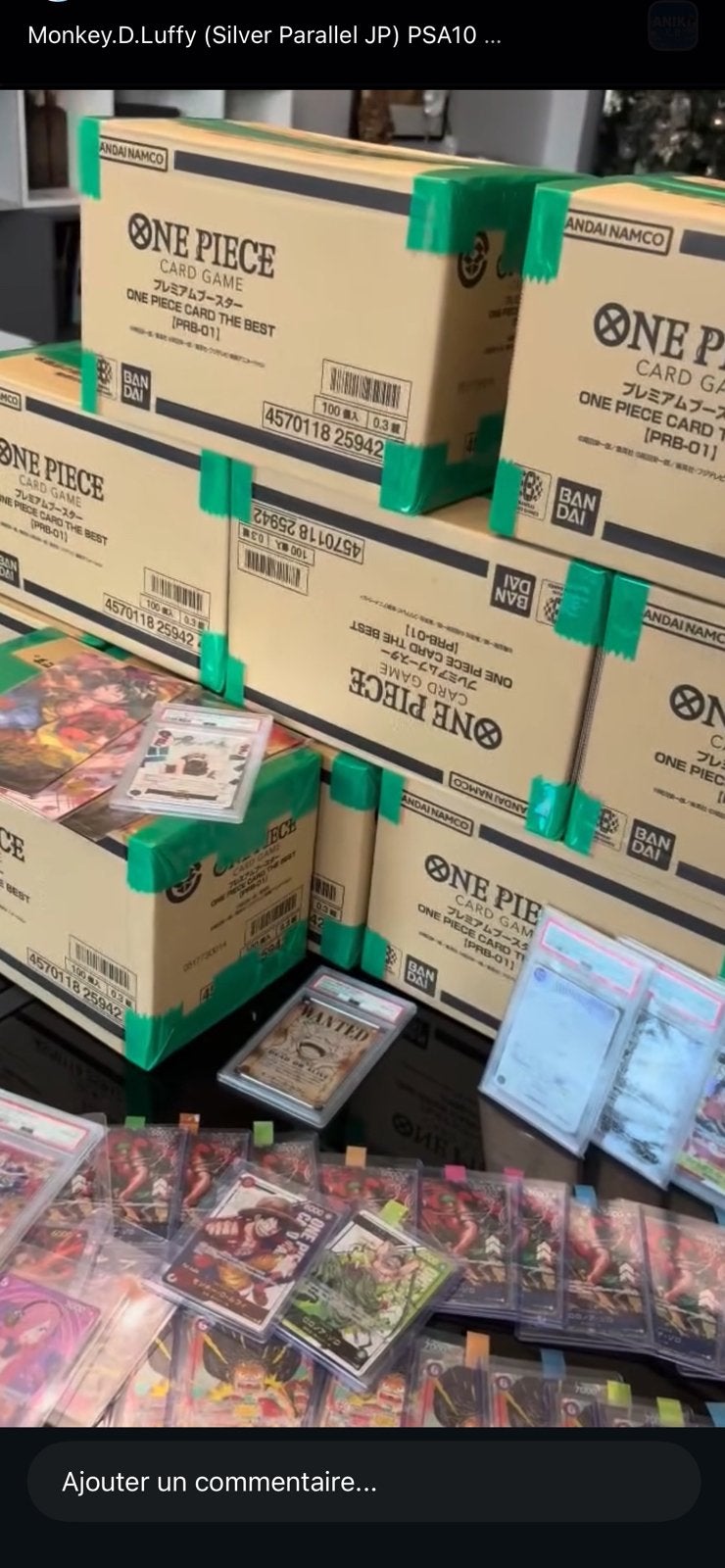 CASE ONE PIECE CARD GAME PRB-01 JAPONAIS, Enlèvement, Neuf
