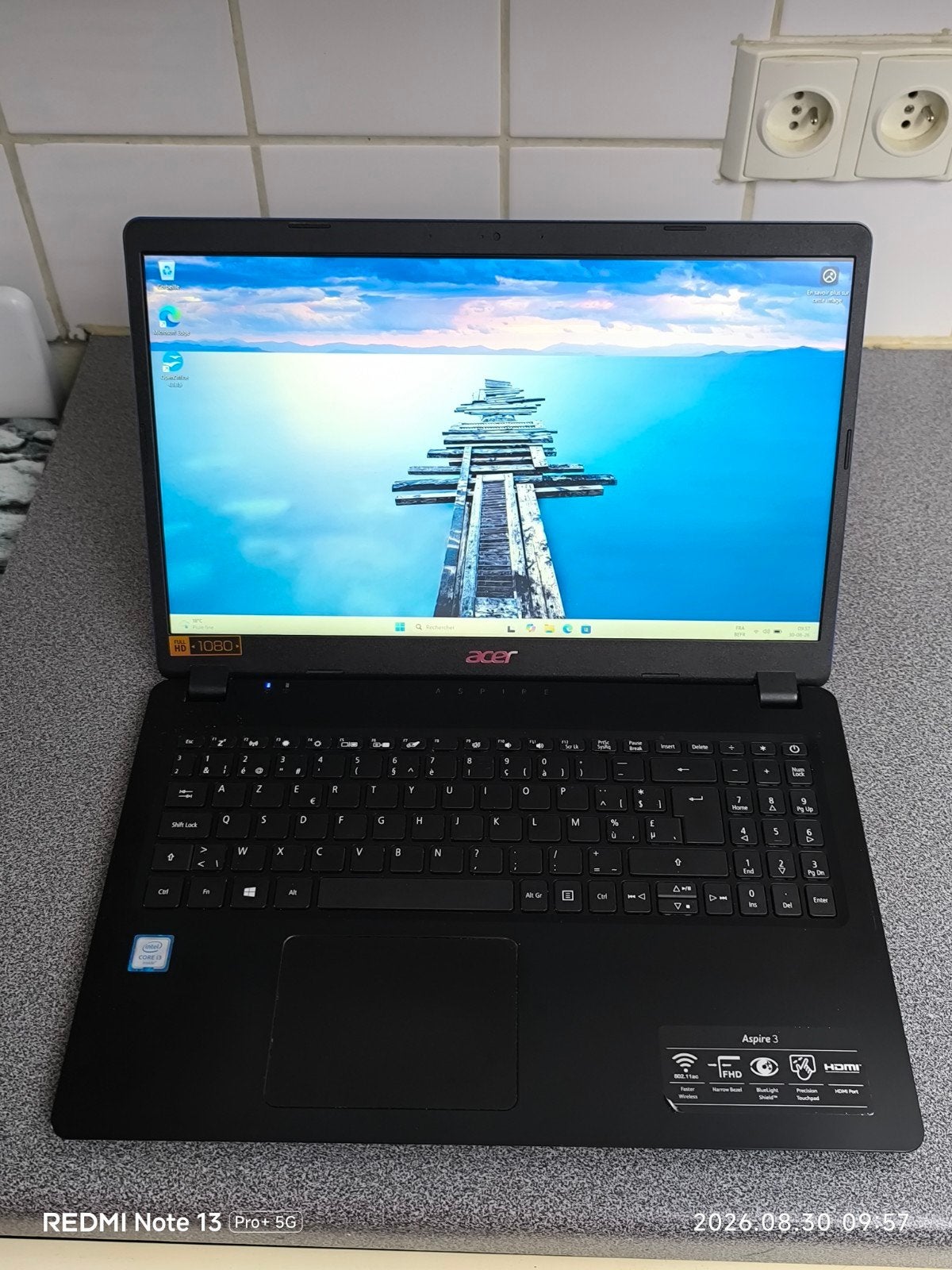 pc portable acer aspire 3, Informatique & Logiciels, Enlèvement ou Envoi, SSD