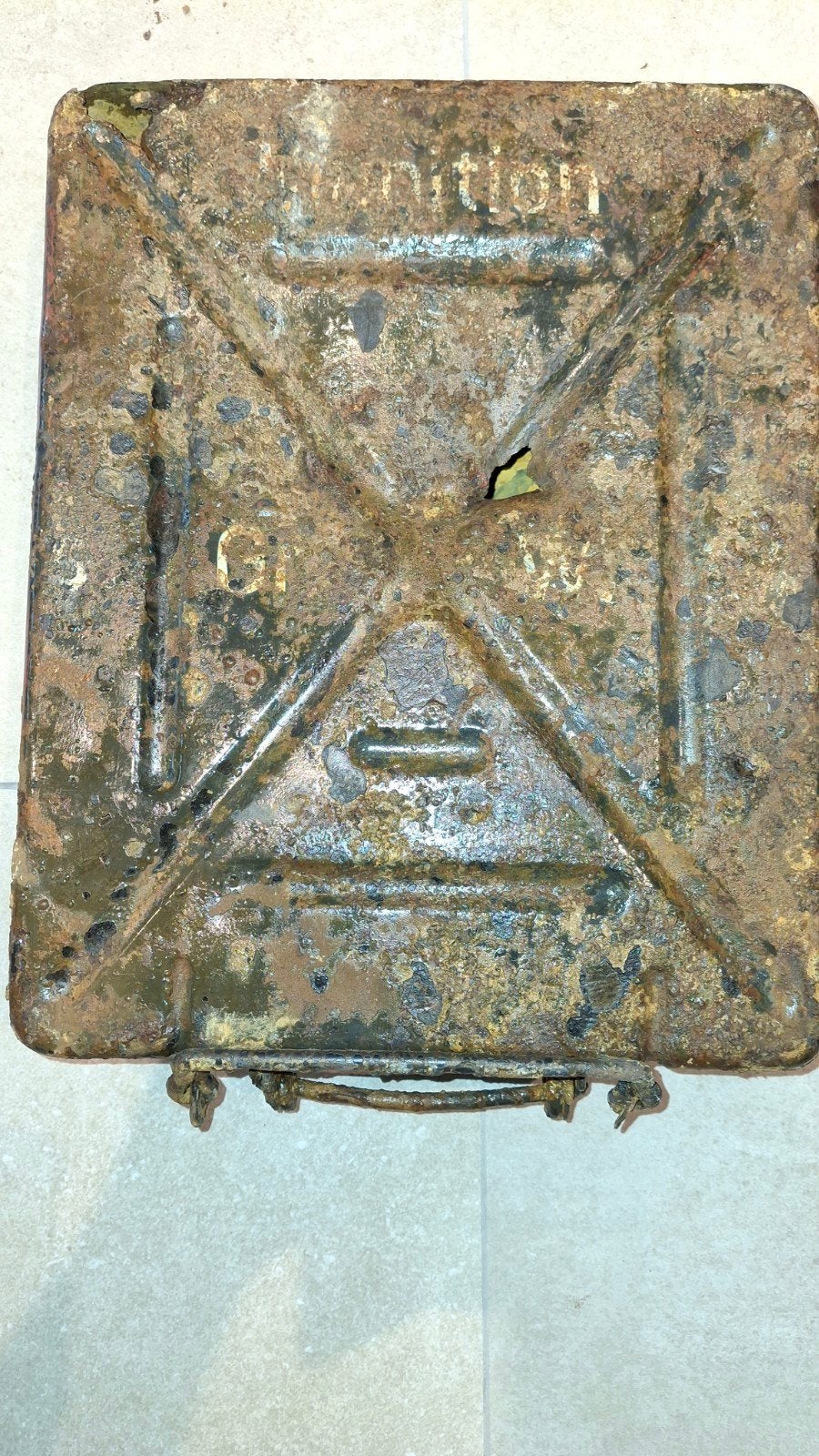 Munitiekistje voor Granatwerfer 34, Verzamelen, Ophalen of Verzenden