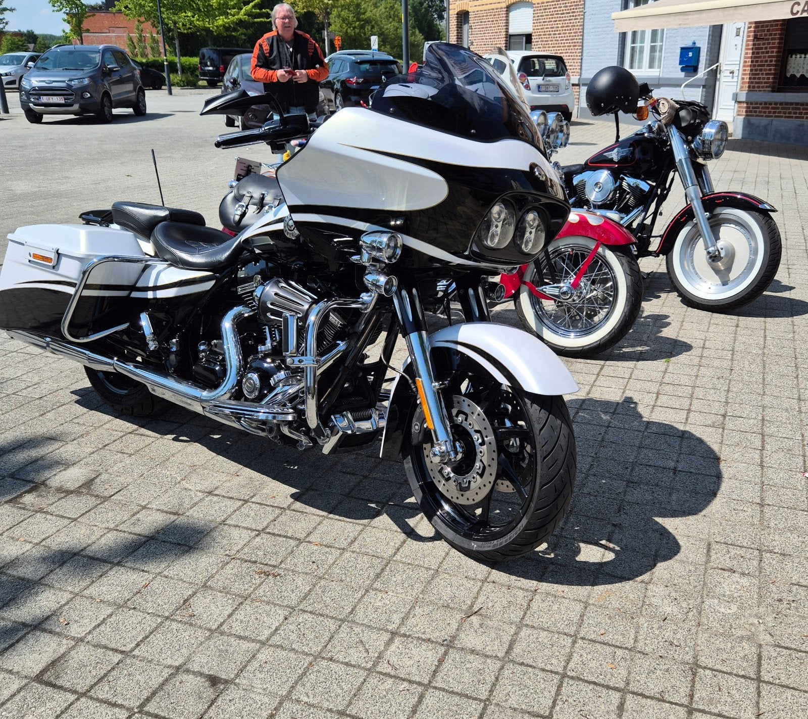 Harley davidson road glide cvo, Motoren, LED Verlichting, 2 cilinders, Gebruikt, Particulier