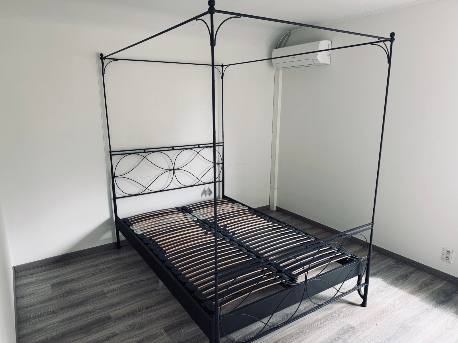 Hemelbed met latoflex, Ophalen, Zo goed als nieuw